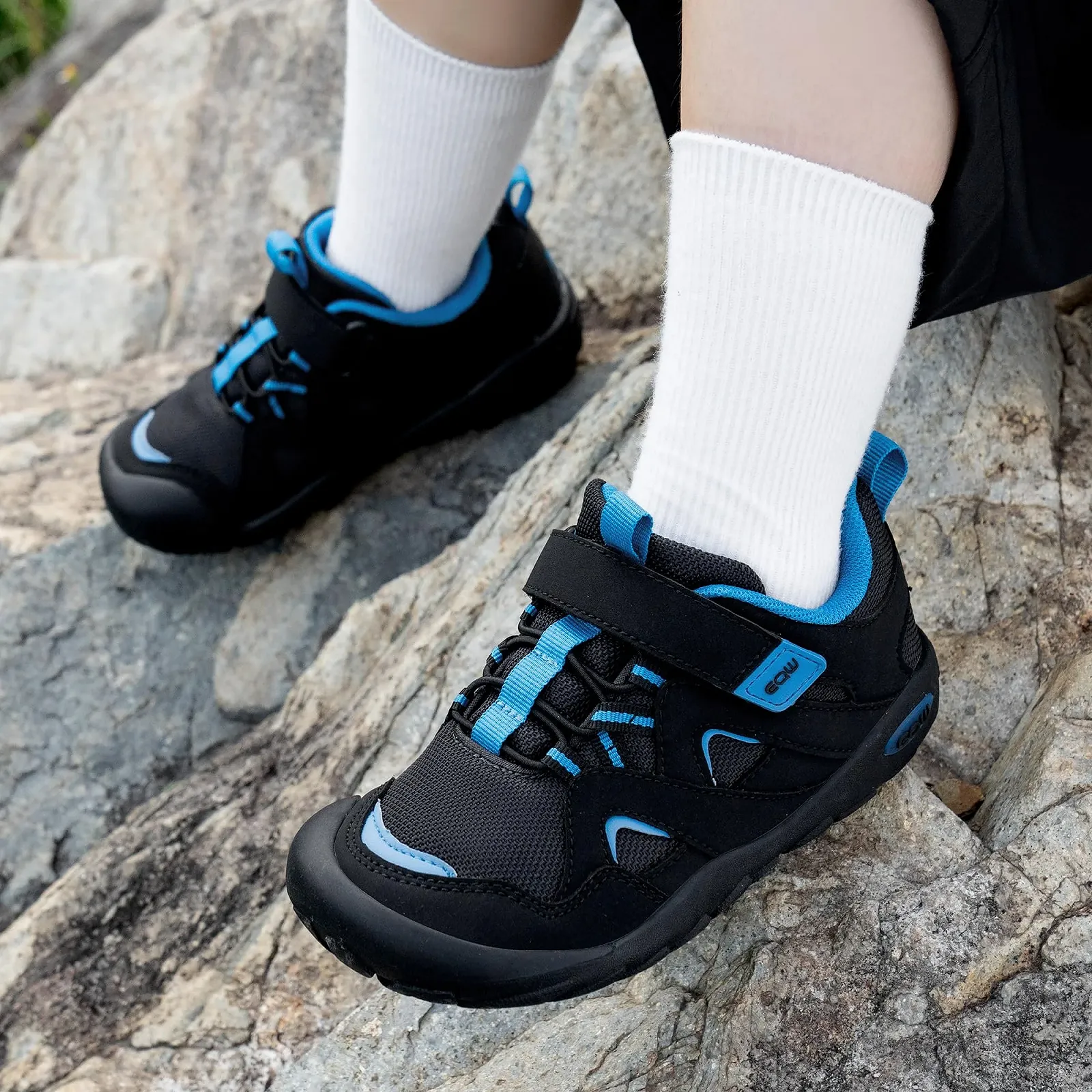 Детские водонепроницаемые походные ботинки EQW - Нескользящие и дышащие для мальчиков и девочек младшего школьного возраста, размер 10-6, фото №2