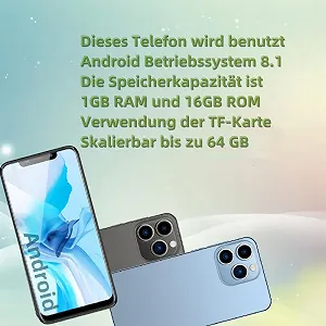 Смартфон 6.11 дюйма Dual Cameras 1GB RAM 16GB ROM 3G WCDMA Dual SIM Android Black synthetic.ua - Фото 1
