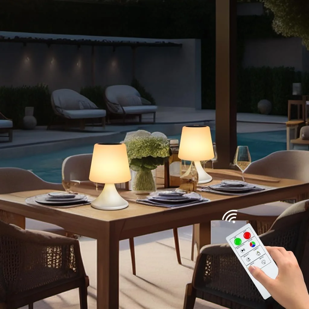 Настільна лампа FUYO Solar LED 8 кольорів Димер IP44 Wireless, фото №5