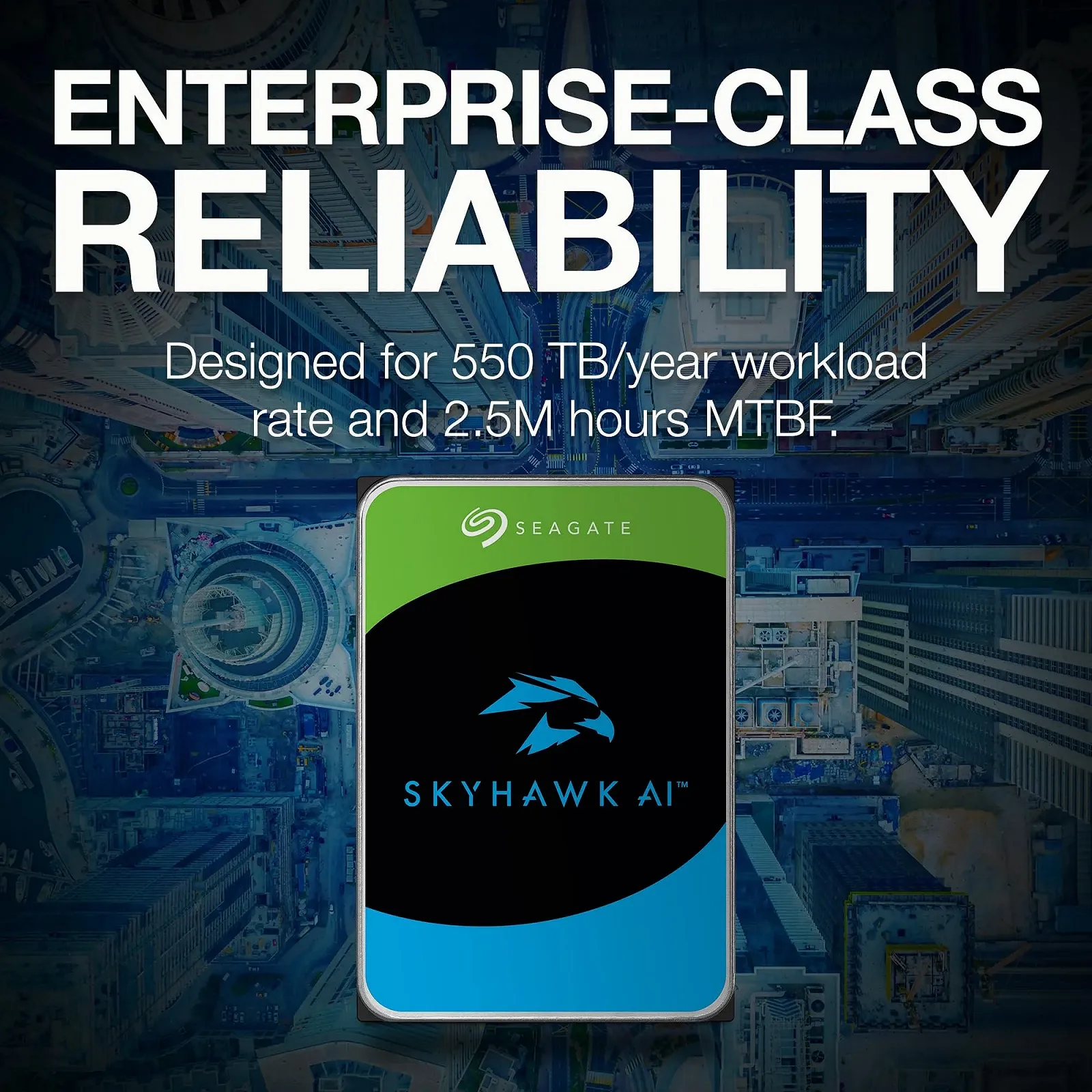 Жесткий диск Внутренний Seagate SkyHawk AI 12ТБ 3.5" SATA 6 Гбит/с 256 МБ Cache, фото №3