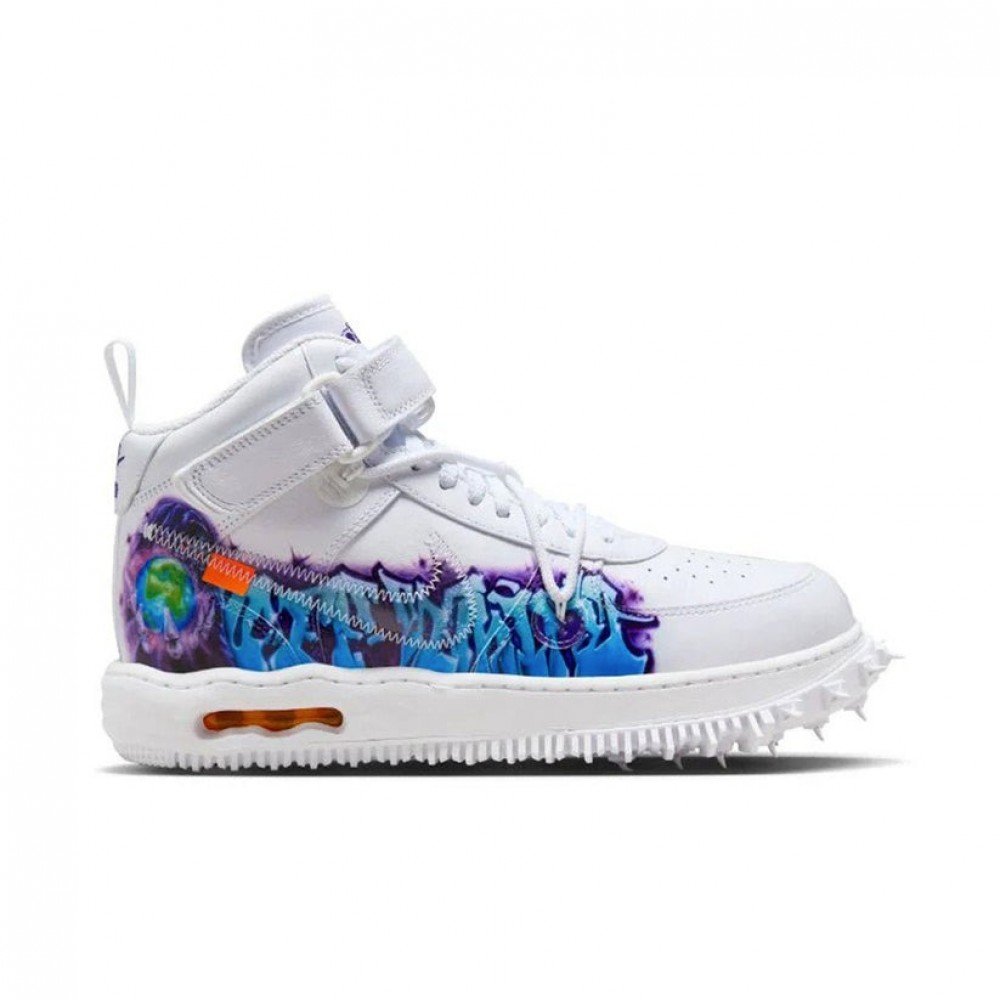 Кросівки NIKE AIR FORCE 1 MID SP OFF-WHITE 40.5, фото №6