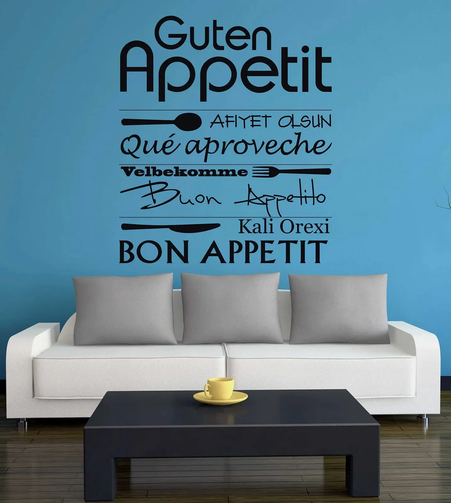 Наклейка на стену A578 Guten Appetit 60 x 51 см, фото №2