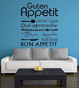Наклейка на стіну A578 Guten Appetit 60 x 51 см synthetic.ua - Фото 1