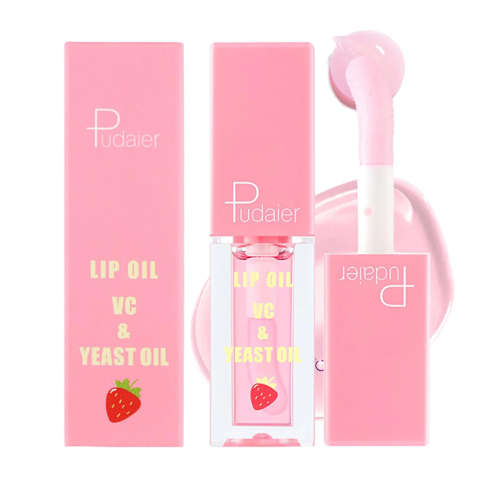 Блиск для губ Fruity Strawberry Flavour Зволожуючий Прозорий, фото №1 Блиск для губ Fruity Strawberry Flavour Зволожуючий Прозорий, фото №1