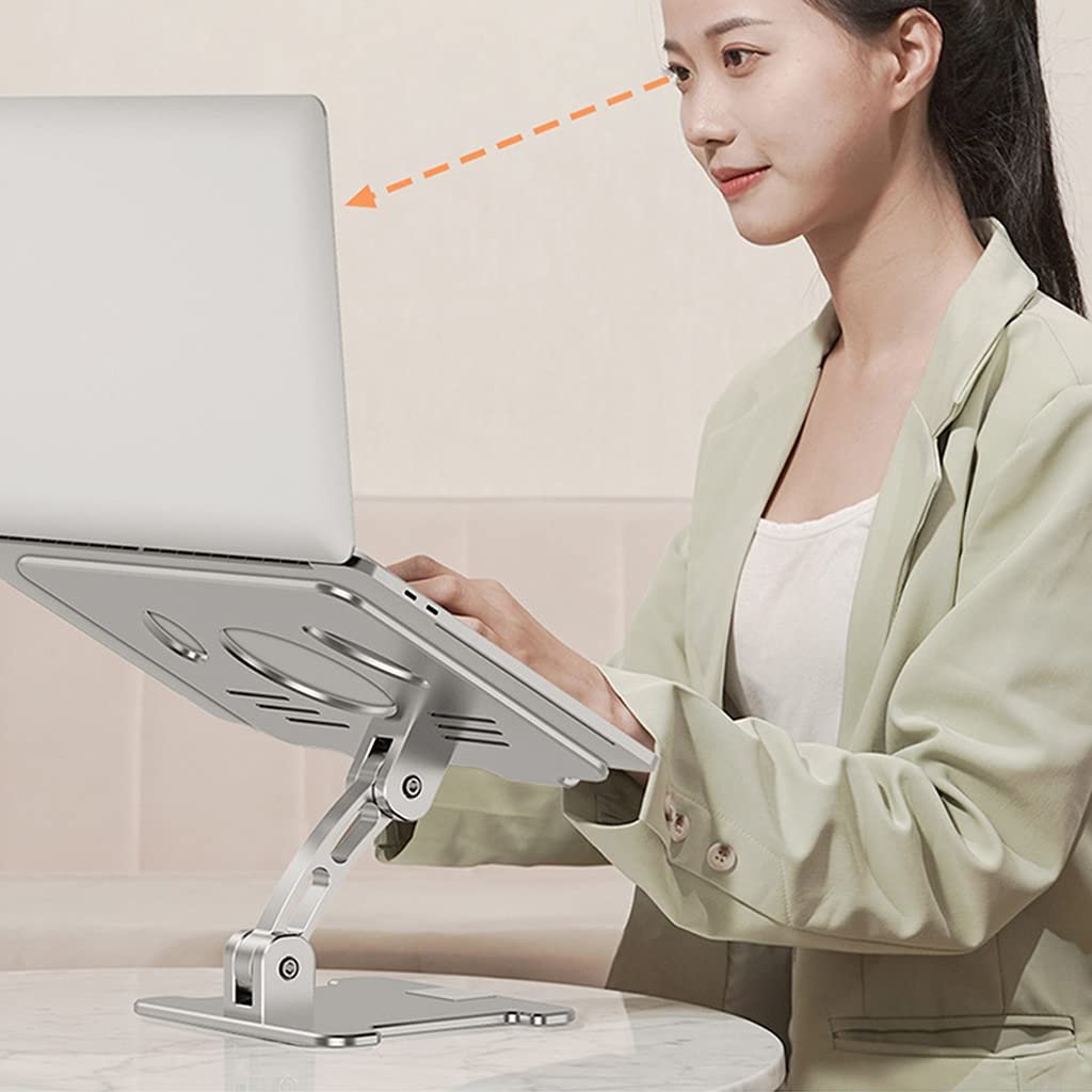 Подставка для ноутбука складная регулируемая, держатель для охлаждения, для домашнего офиса, органайзер для ноутбука, фото №8