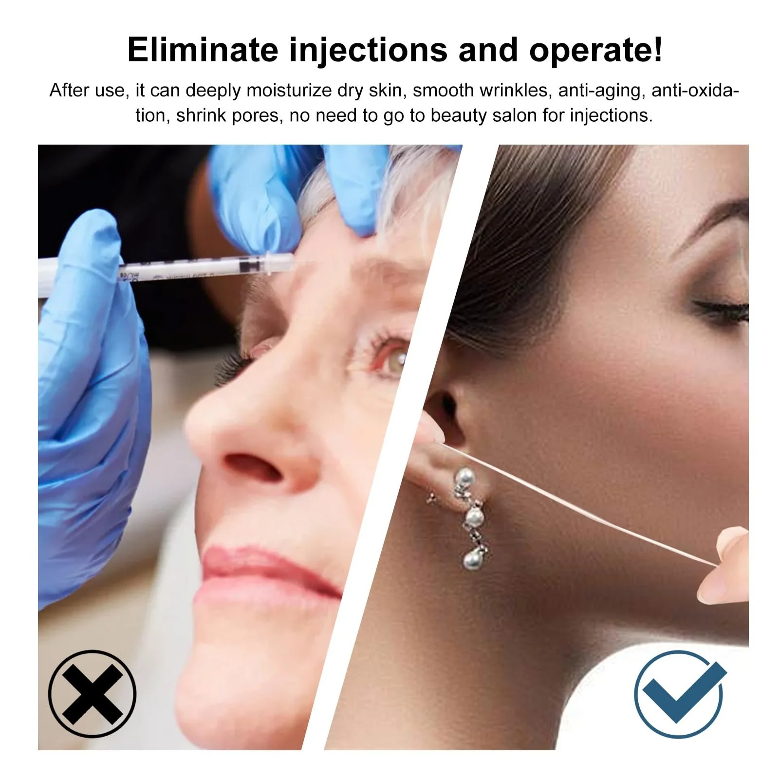 Набір ниток з протеїном для ліфтингу (60 шт.) Розчинні протеїнові шовкові нитки з колагеном, гідролізований колагеновий протеїн для підтяжки шкіри, фото №6