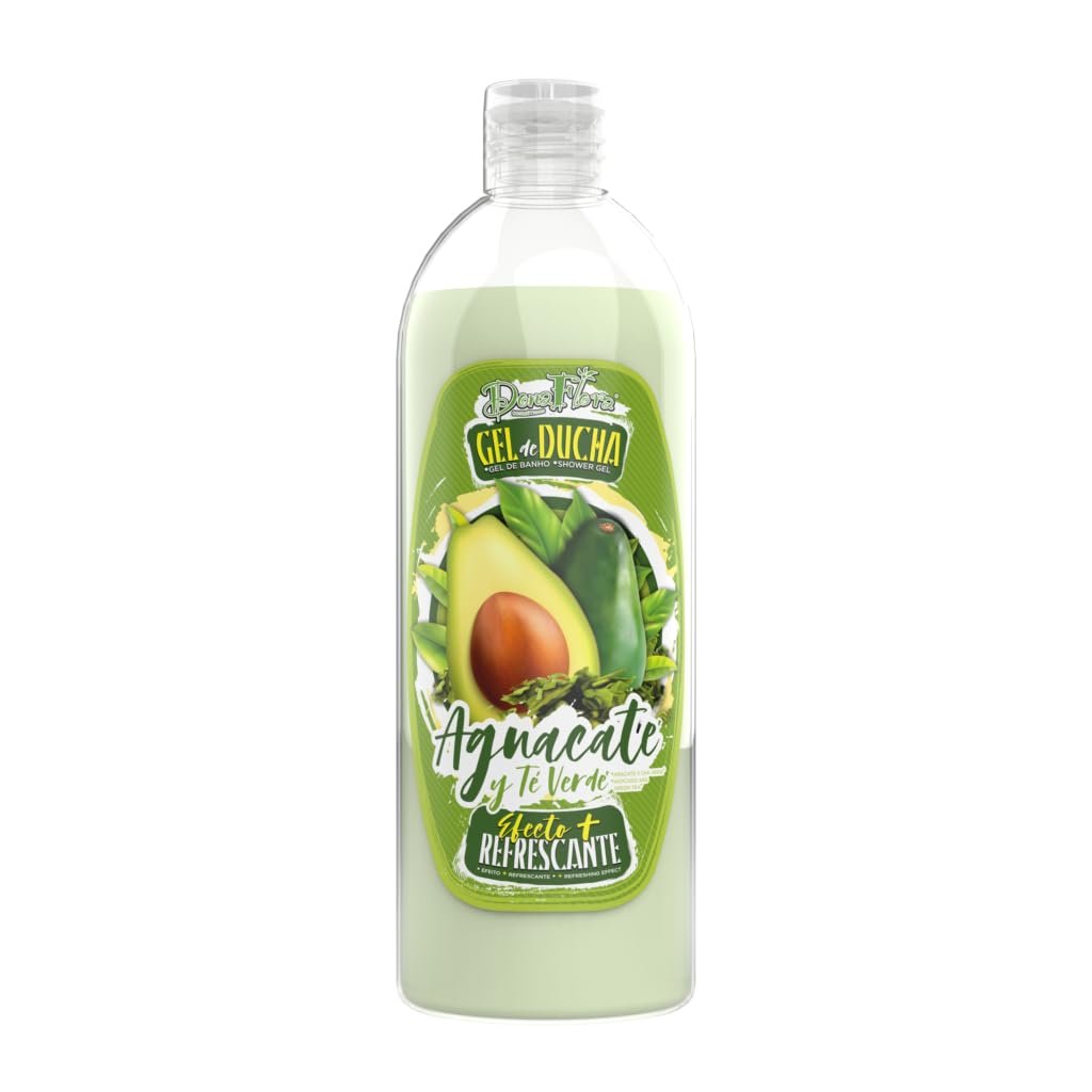 Гель для душа DONA FLORA Avocado & Green Tea освежающий увлажняющий 750 мл, фото №1