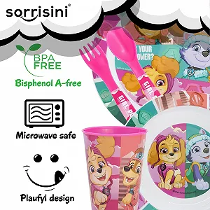 Набор детской посуды Sorrisini Paw Patrol (Тарелка, Миска, Чашка 260 мл) synthetic.ua - Фото 1