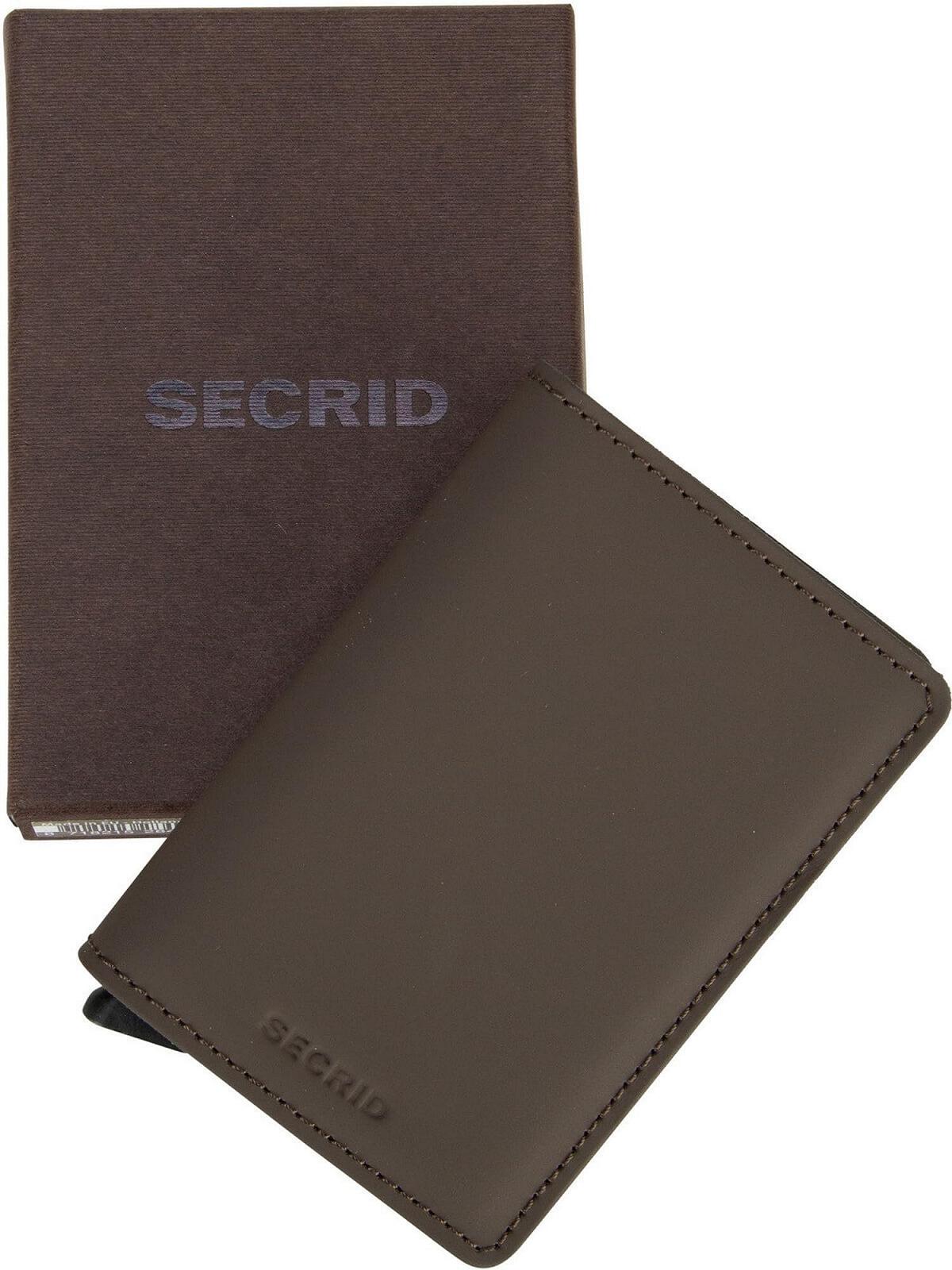 Кошелек Secrid Slimwallet Matte Truffle Brown Кожа 4-6 карт 6 дополнительных карт 68 x 102 x 16 мм SM-Truffle, коричневый, Классический, фото №6