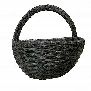 Настінний кошик DARO DEKO Polyrattan Round Круглий Плетений Коричневий 34 x 19 см synthetic.ua - Фото 1