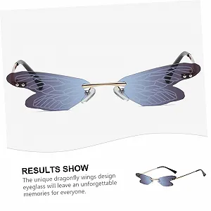 Солнцезащитные очки PACKOVE 2 шт. Dragonfly Металлические пляжные synthetic.ua - Фото 1