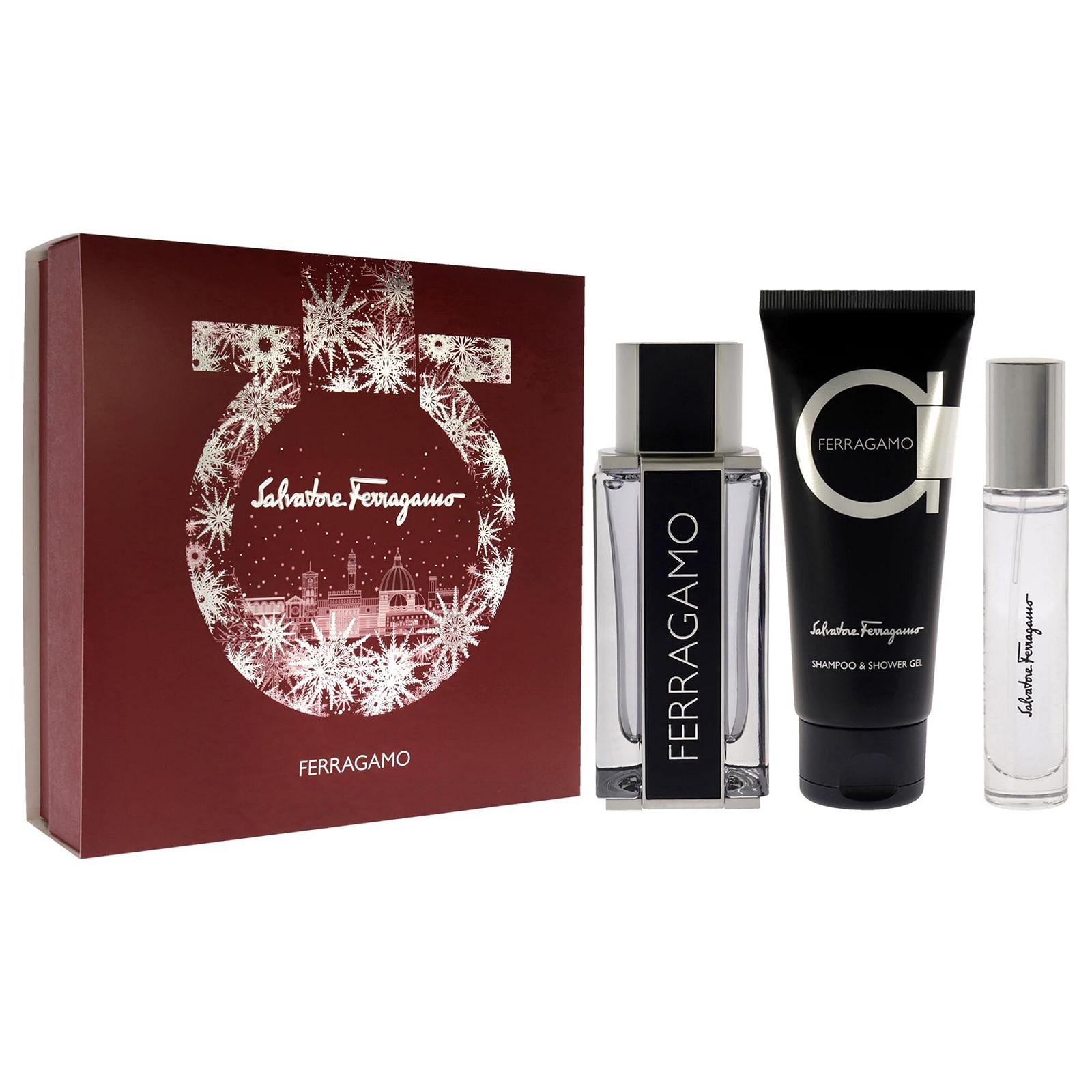 Подарунковий набір Salvatore Ferragamo Ferragamo чоловічий Туалетна вода 100 мл + Шампунь і гель для душу 100 мл + Парфуми для подорожей 10 мл EDT, фото №3