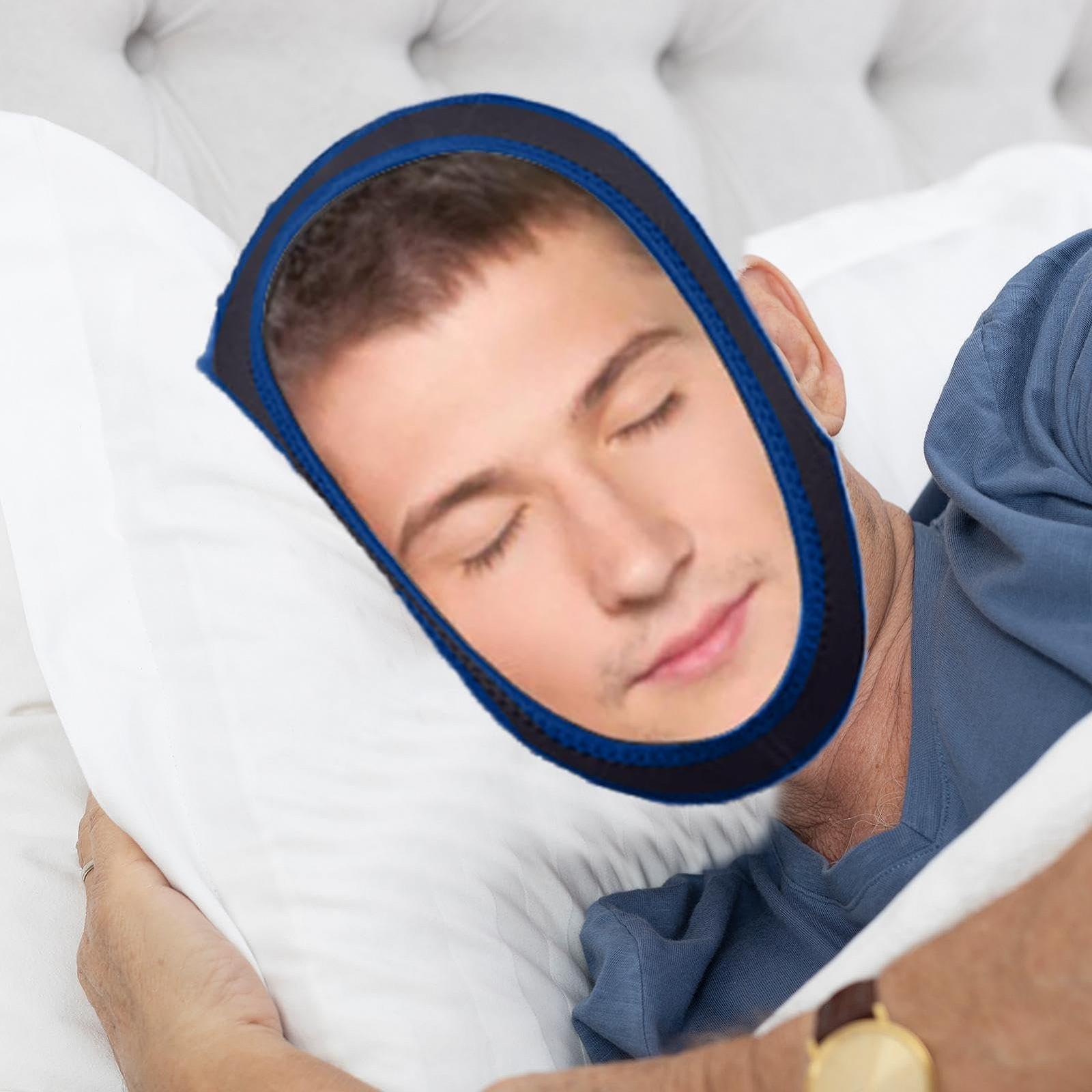 Ремінець на підборіддя для сну проти хропіння, дихаючий, регульований, фото №8