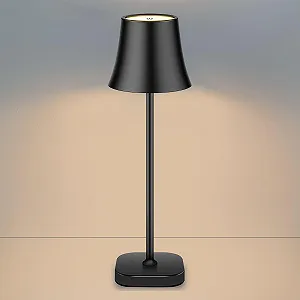 Настільна лампа LED Wireless Battery 5400 mAh Чорна - Фото 1