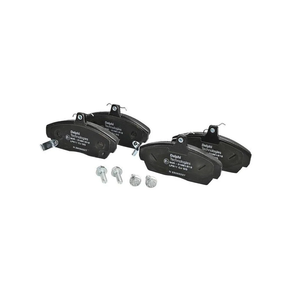 Комплект гальмівних колодок, дискове гальмо DELPHI LP911 для HONDA MG ROVER LOTUS, фото №1