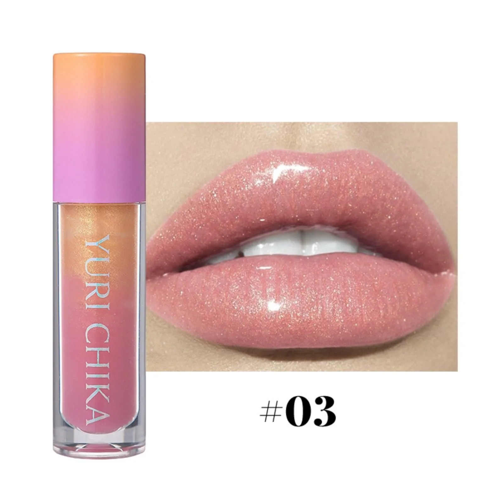 Блиск для губ Shimmering Зволожуючий Блискучий металік Водостійкий, фото №5 Блиск для губ Shimmering Зволожуючий Блискучий металік Водостійкий, фото №5