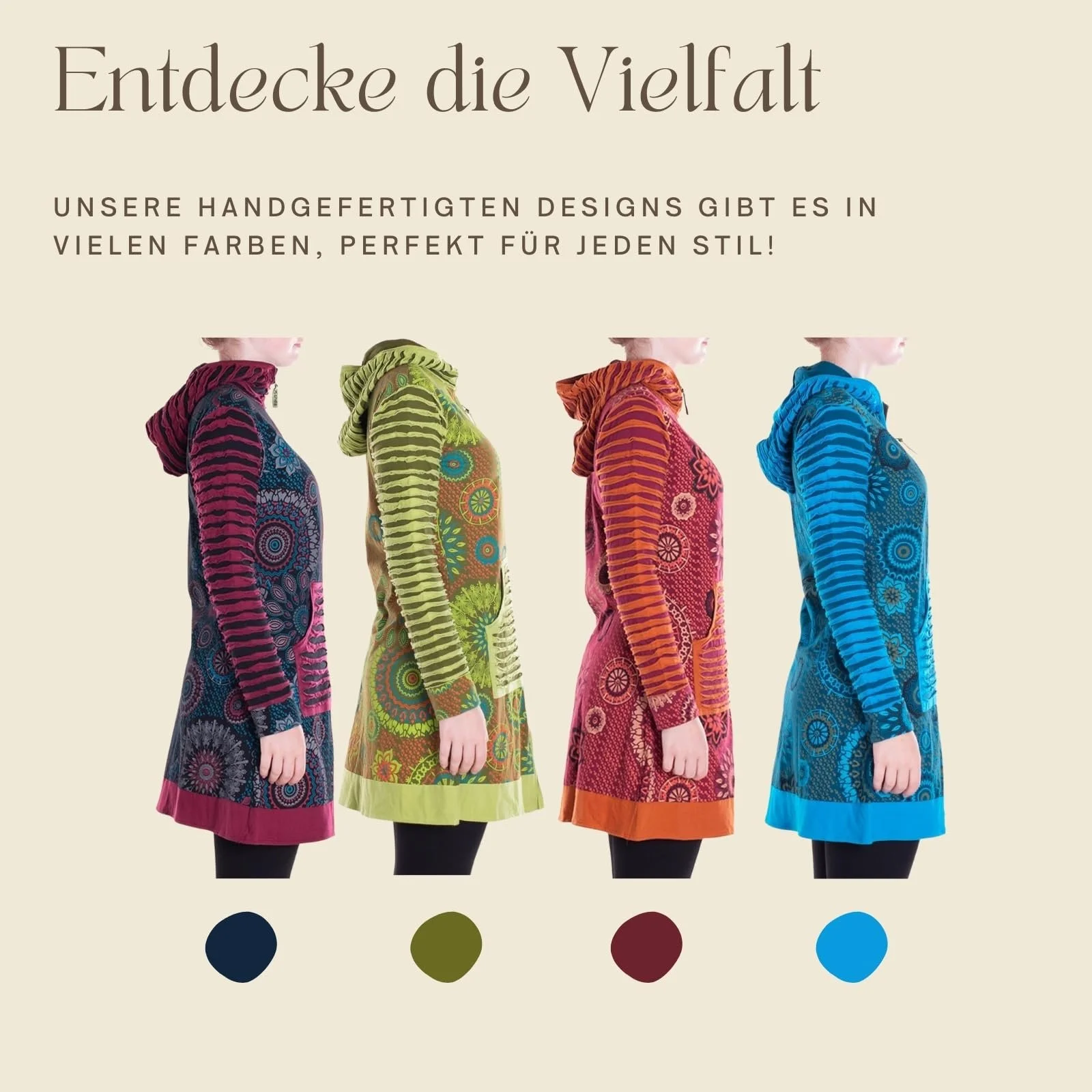 Пальто Vishes Женское с капюшоном Хлопок, фото №4 Пальто Vishes Женское с капюшоном Хлопок, фото №4