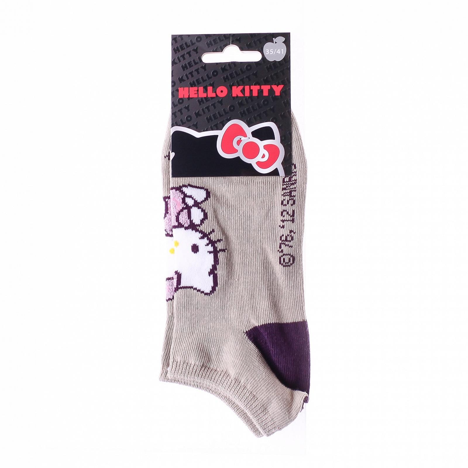 Шкарпетки HELLO KITTY COURT Жовтий, Фіолетовий 35 - 41, фото №2