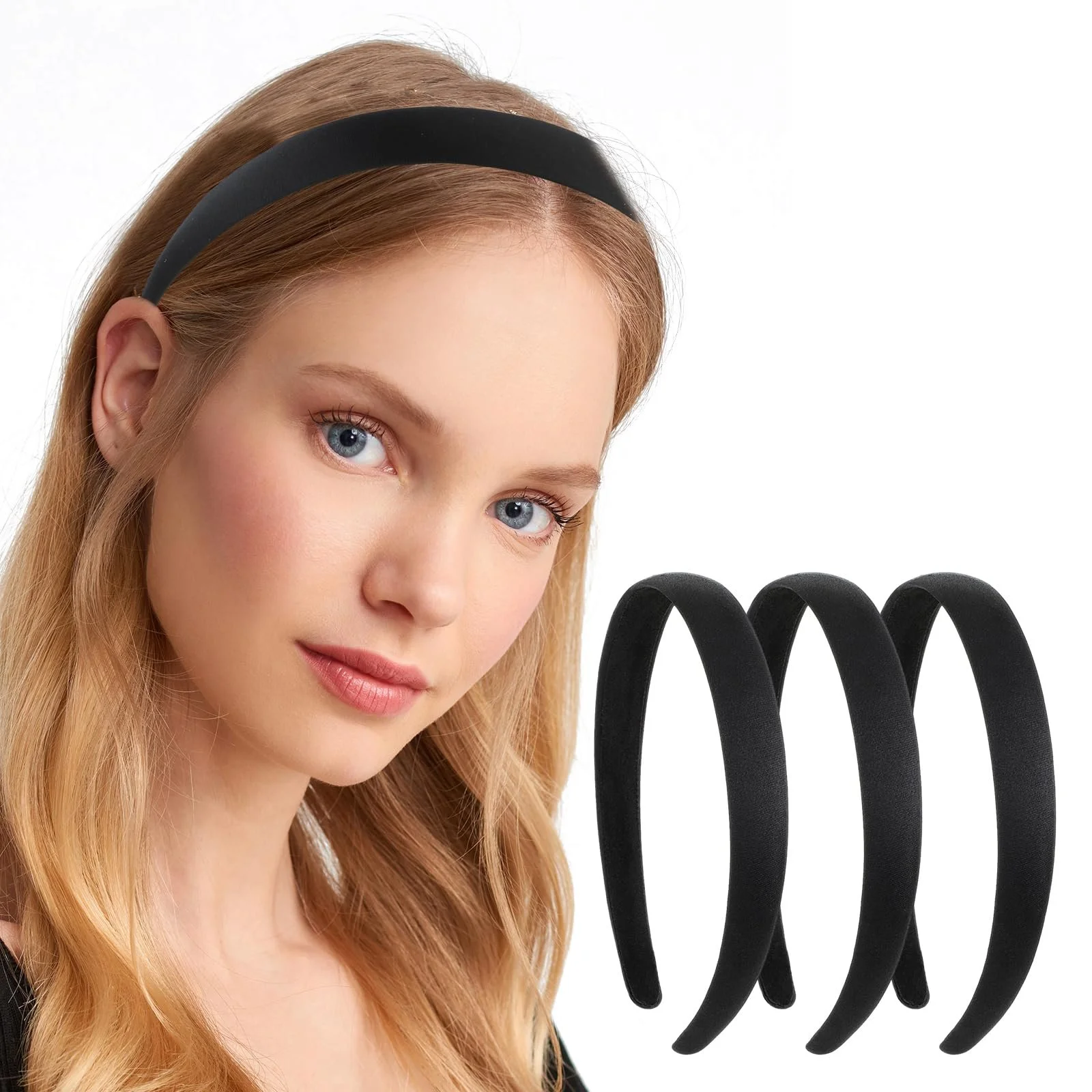 Обруч Тканинний 2 cm Широкий, фото №8