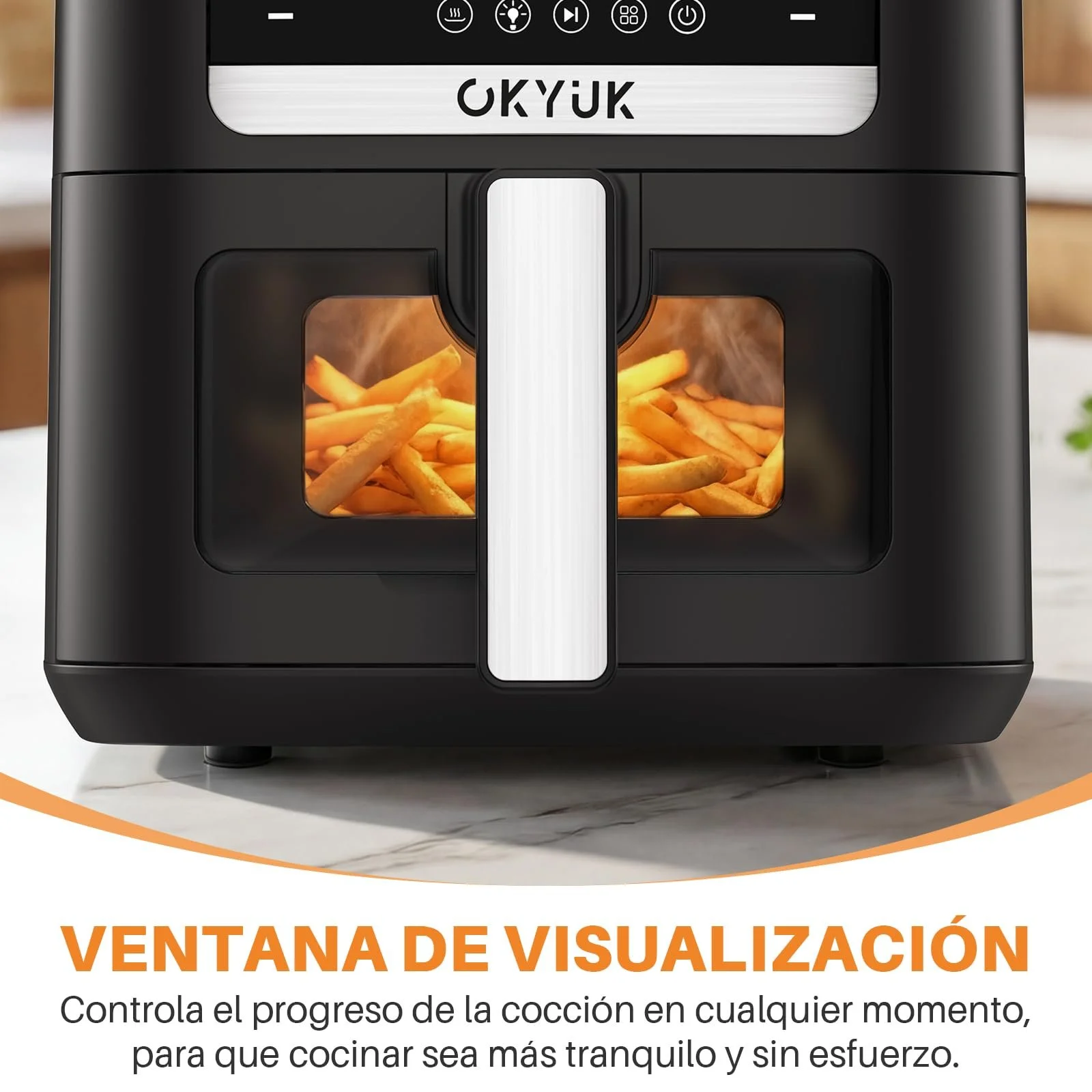 Мультипіч OKYUK XL 6 л 1200 Вт 8 програм Цифрова LED, фото №6 Мультипіч OKYUK XL 6 л 1200 Вт 8 програм Цифрова LED, фото №6