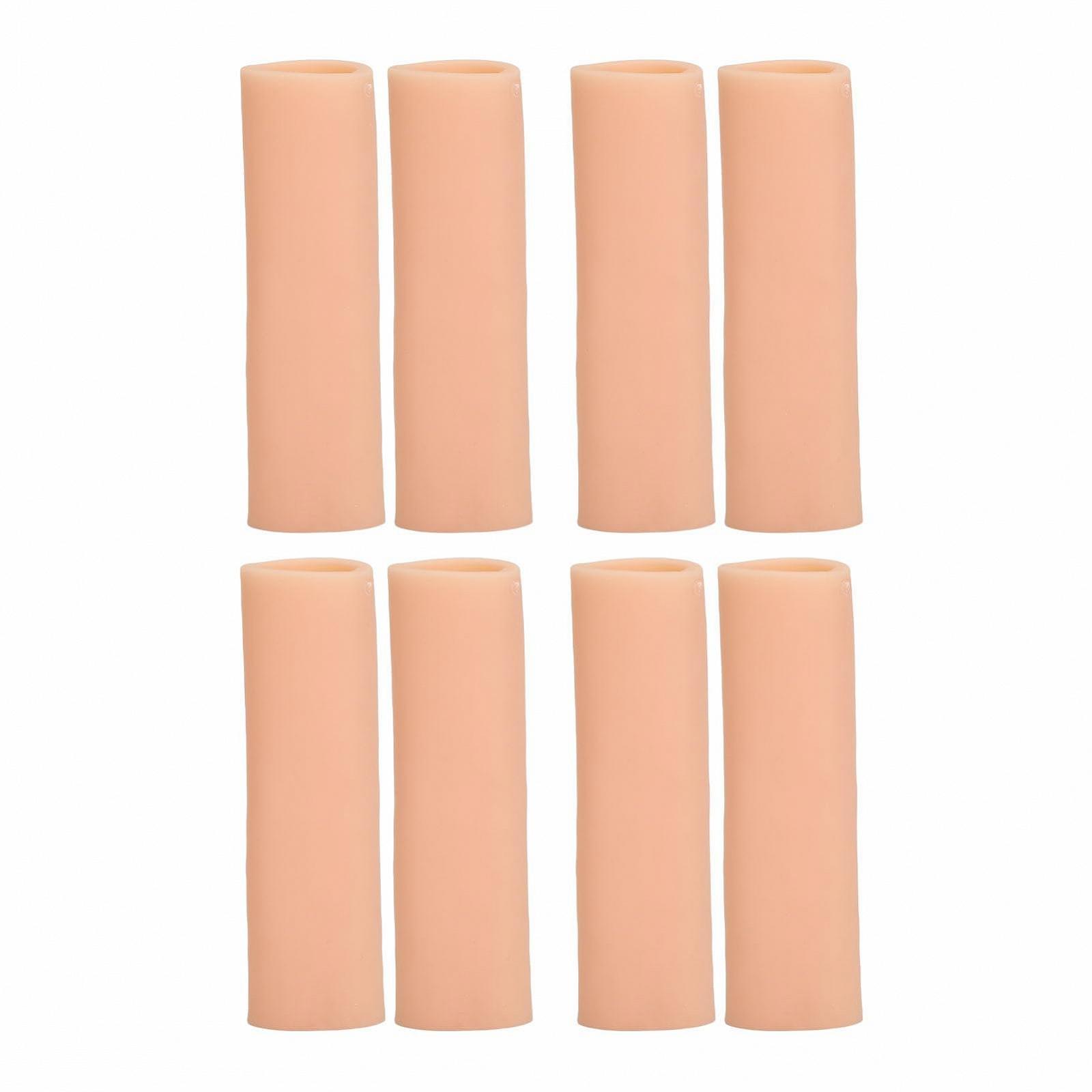 Гелевий захист для пальців ніг, 4 пари, багаторазовий, дихаючий, м'який, еластичний протектор для пальців від пухирів, для пальців рук і ніг, фото №1