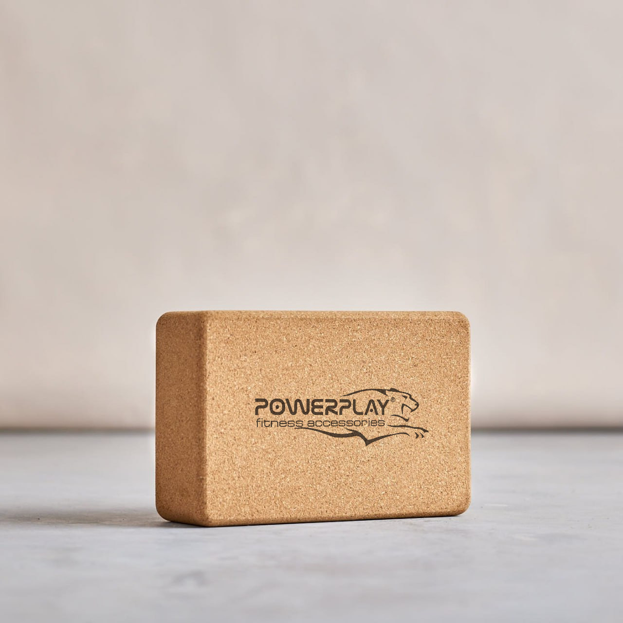 Блоки для йоги 2шт PowerPlay PP_4006 з пробкового дерева Cork Yoga Block пара, фото №5
