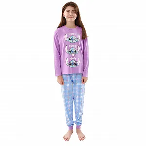 Піжама Disney Lilo and Stitch для дівчат synthetic.ua - Фото 1