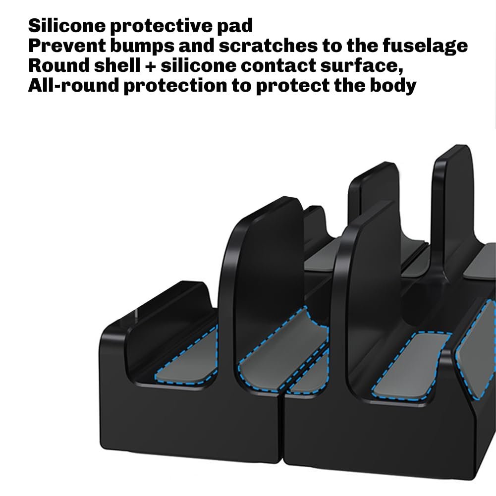 Вертикальная Подставка для Ноутбука Регулируемая 3-Слотная Подкладка для 16-Дюймового Ноутбука Улучшенная Стабильность B, фото №4