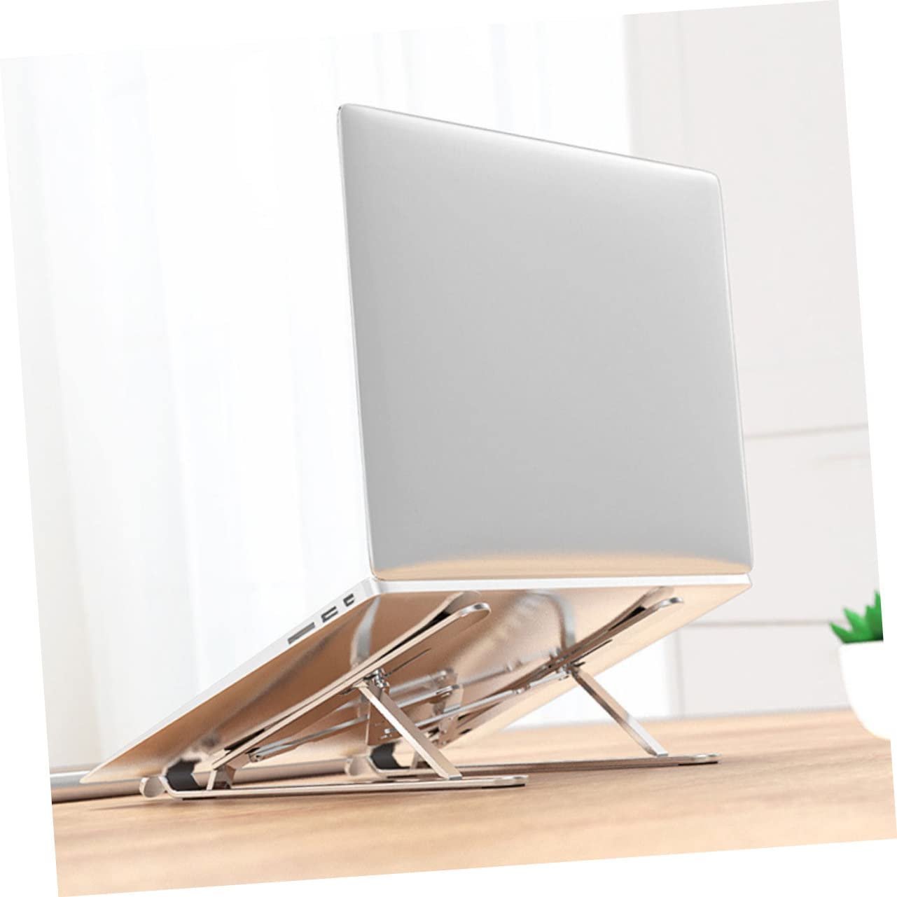 Регульована складна підставка для ноутбука GALPADA з алюмінієвого сплаву. Ергономічна, фото №8