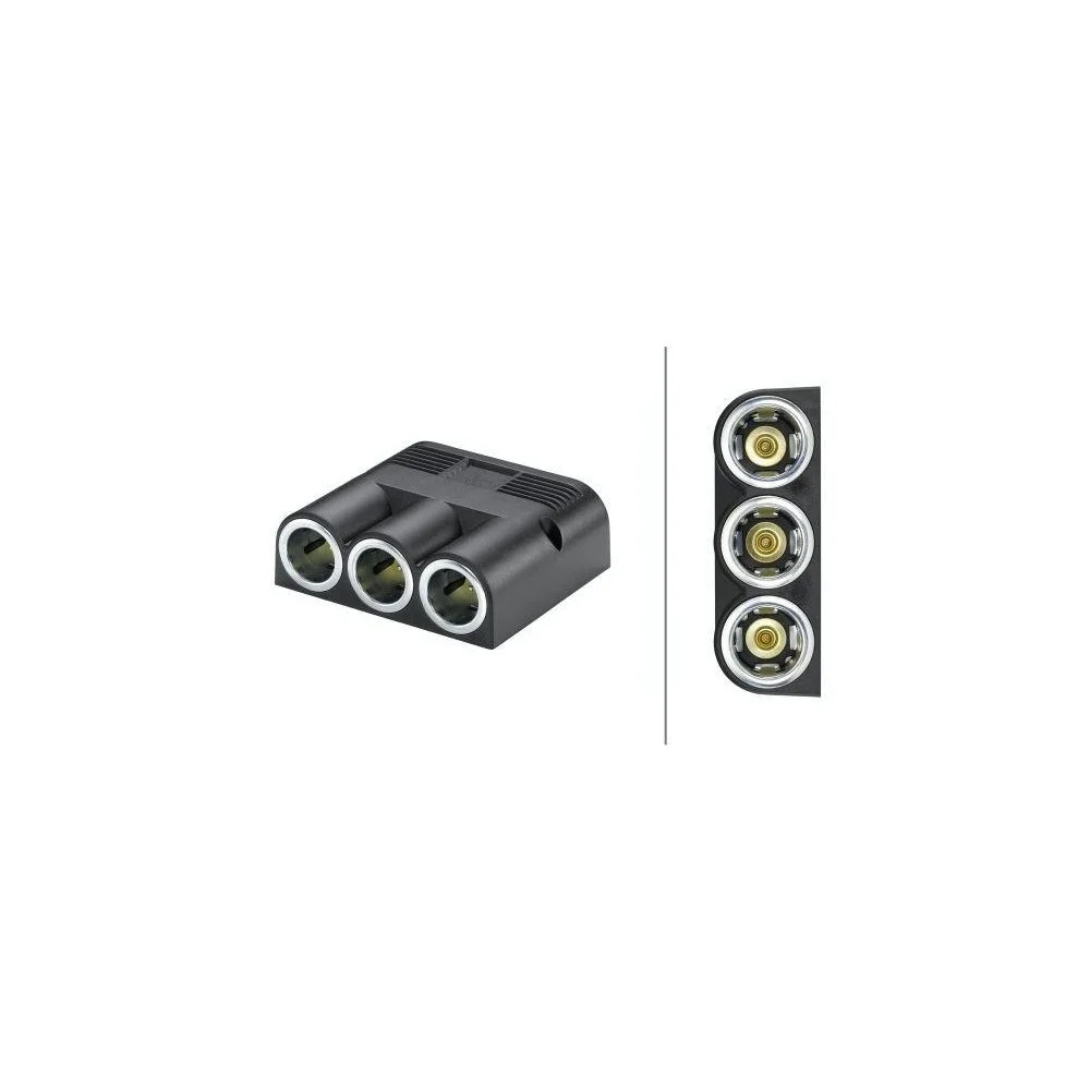 Розетка HELLA 8JB 004 123-051, монтаж на надстройку, фото №1 Розетка HELLA 8JB 004 123-051, монтаж на надстройку, фото №1