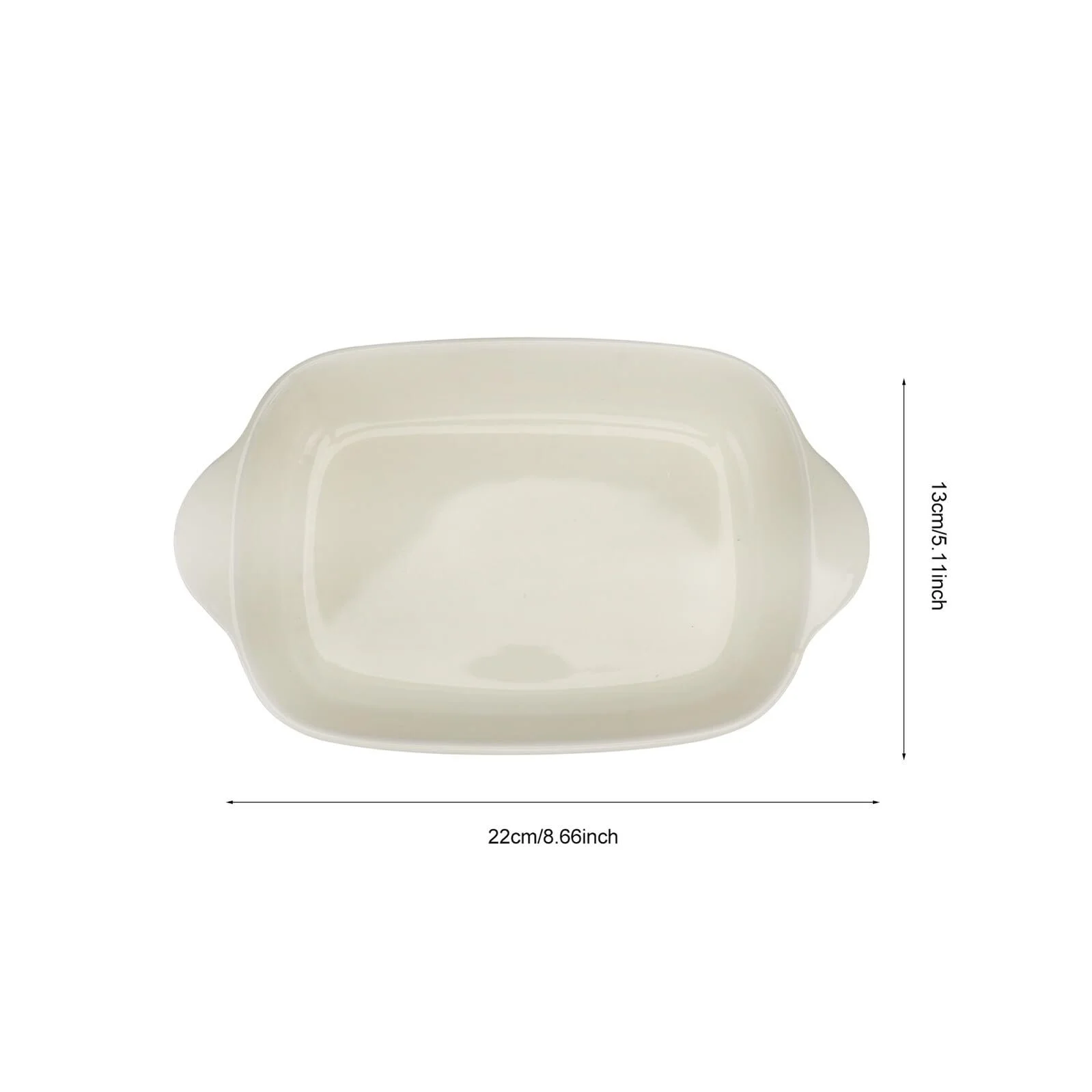 Форма для запікання VALICLUD керамічна з ручками компактна, фото №2 Форма для запікання VALICLUD керамічна з ручками компактна, фото №2