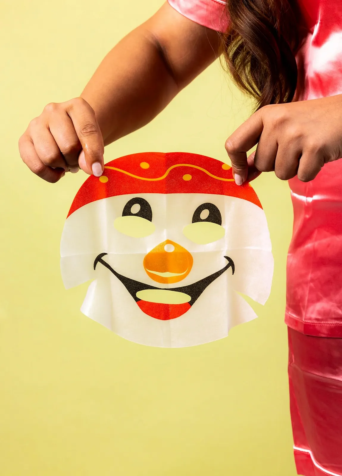 Тканинна маска для обличчя 7th Heaven Snowman з кокосом та бетаїном - для живлення та освітлення шкіри, фото №3