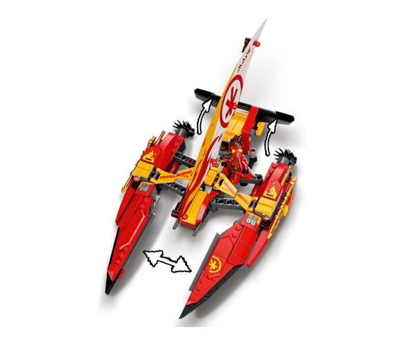 Конструктор LEGO Ninjago Морская битва на катамаране 71748, фото №6