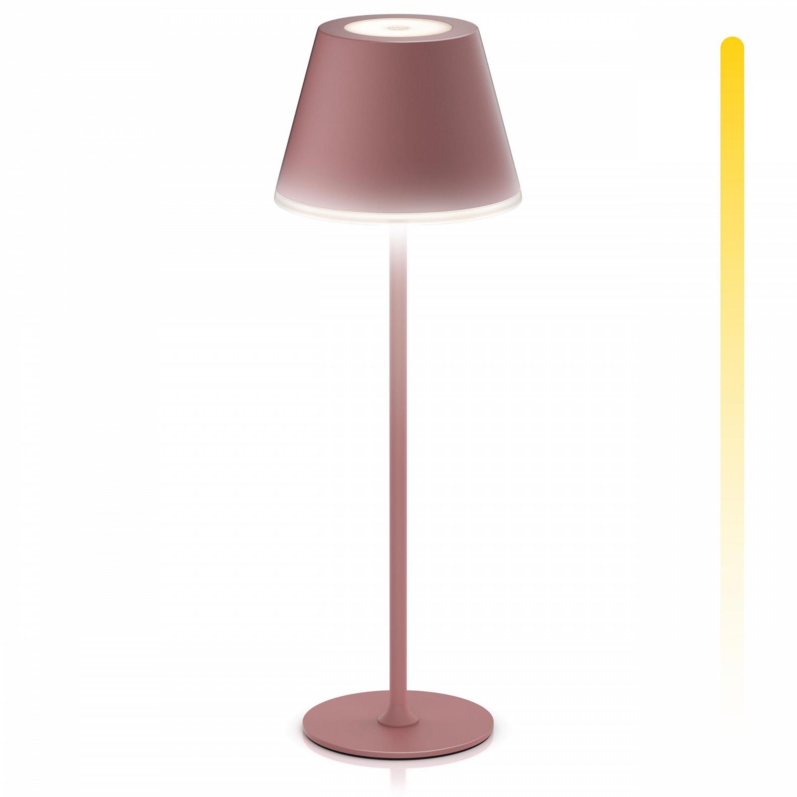 Настільна лампа Brandson LED Акумуляторна Touch Dimmable Метал IP54, фото №1