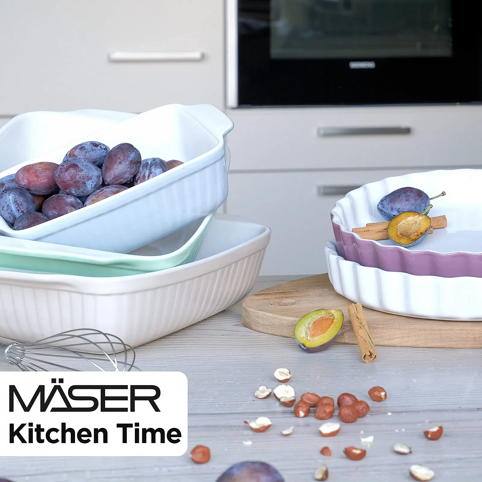 Форма для запекания Mäser Kitchen Time прямоугольная Серая, фото №7