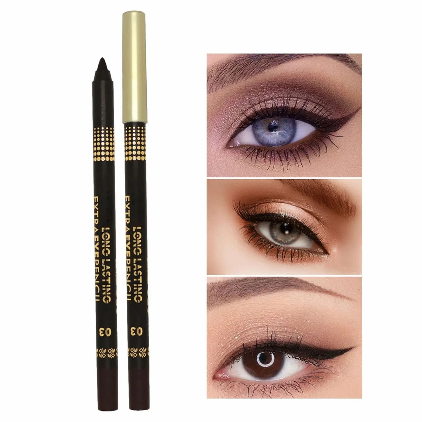 Олівець для очей Fowybe Чорний, фото №7