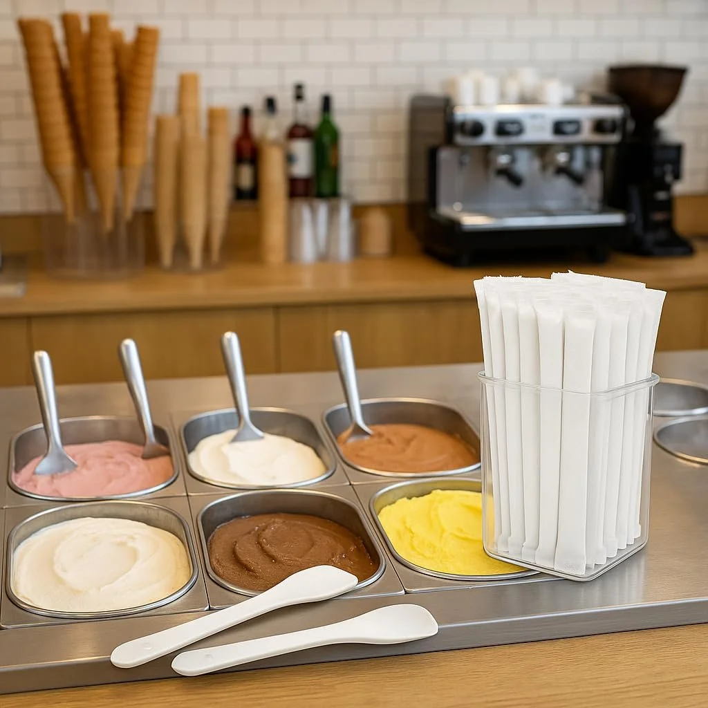 Ложка Одноразова з цукрового волокна, фото №2