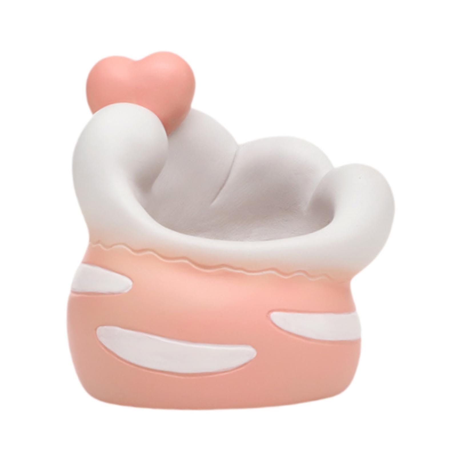 Горщик для квітів Лапка кота Штучна смола 8.5x10x10.5 см, фото №7