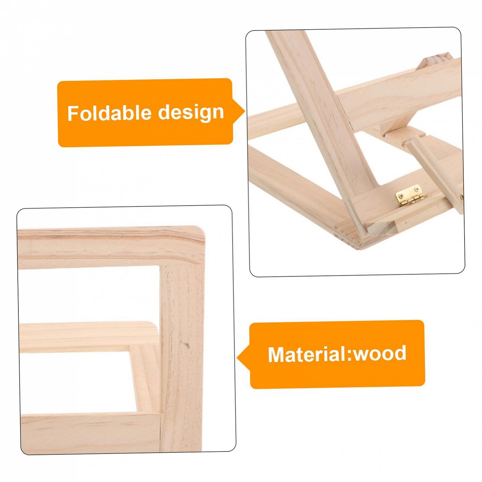 Регулируемая Деревянная Подставка для Книг с Боковыми Держателями, фото №3