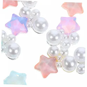 Підвіски для нігтів, намистини, прикраси, зірки, стрази для нігтів, підвіска для манікюру, дорогоцінні камені synthetic.ua - Фото 1