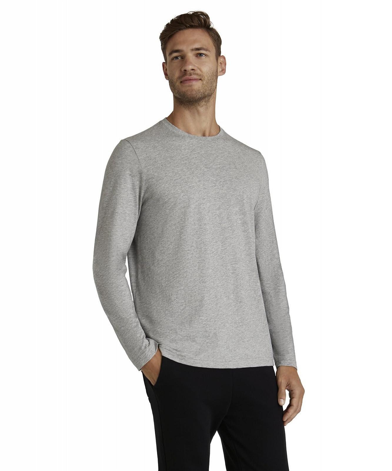 Футболка с длинным рукавом FALKE Basic, хлопковая, дышащая, 1 шт., фото №1