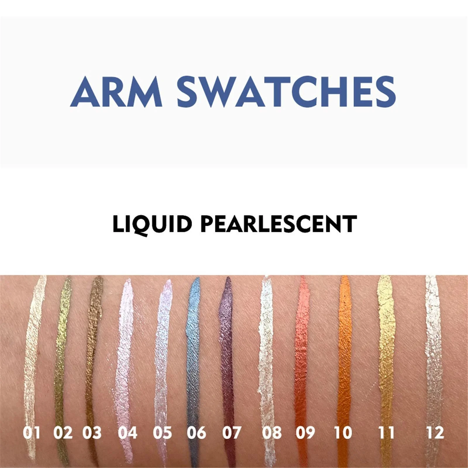 Підводка для очей Рідка Швидковисихаюча  3 мл (світло-блакитний), фото №3