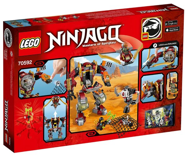 Конструктор LEGO NINJAGO Робот-спасатель (70592), фото №10
