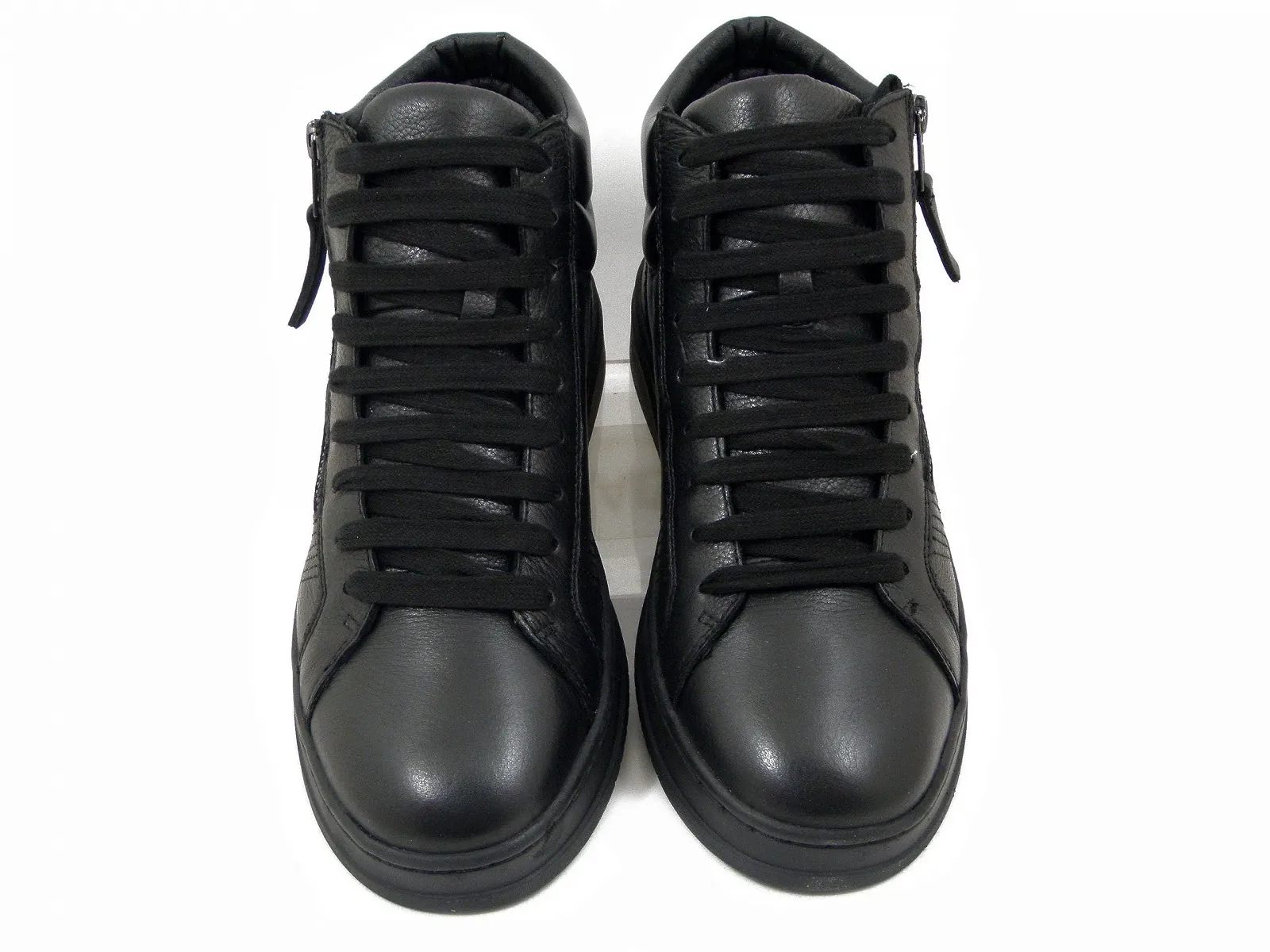 Чоловічі черевики на шнурівці Osvaldo Pericoli Peleo500 Шкіра Чорний, фото №2