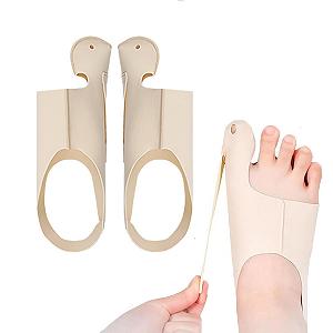 Коректор великого пальця стопи (2 шт. в упаковці) з нековзним ремінцем на п'яті, ергономічний - Фото 1