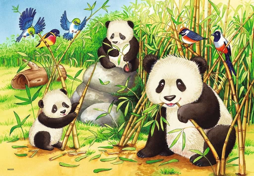 Дитячий пазл Ravensburger 07820 Cute Koalas and Pandas 2 x 24 деталі, фото №3