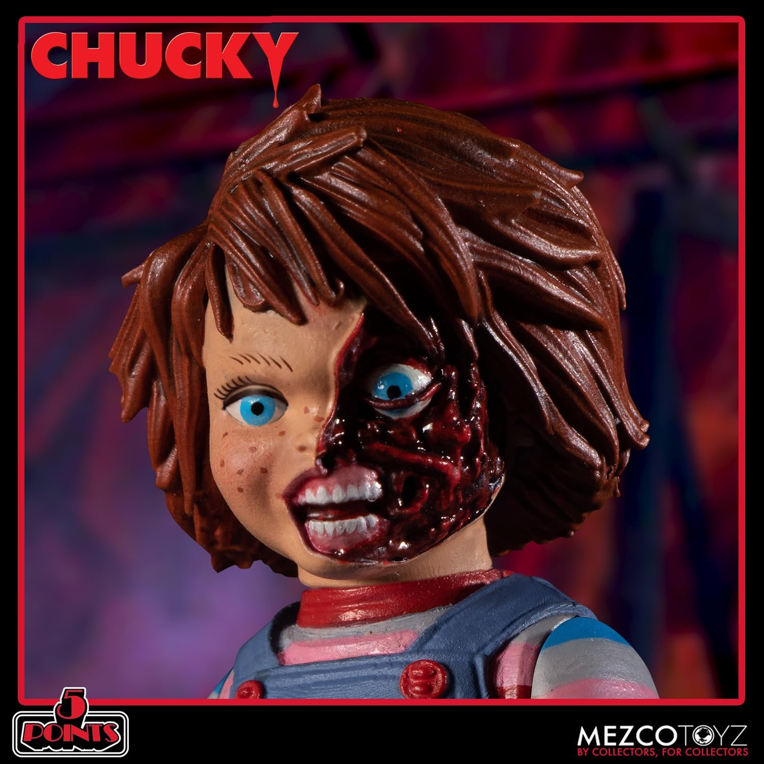 Фігурки Mezco 5 Points Chucky Deluxe Set пластик, фото №7