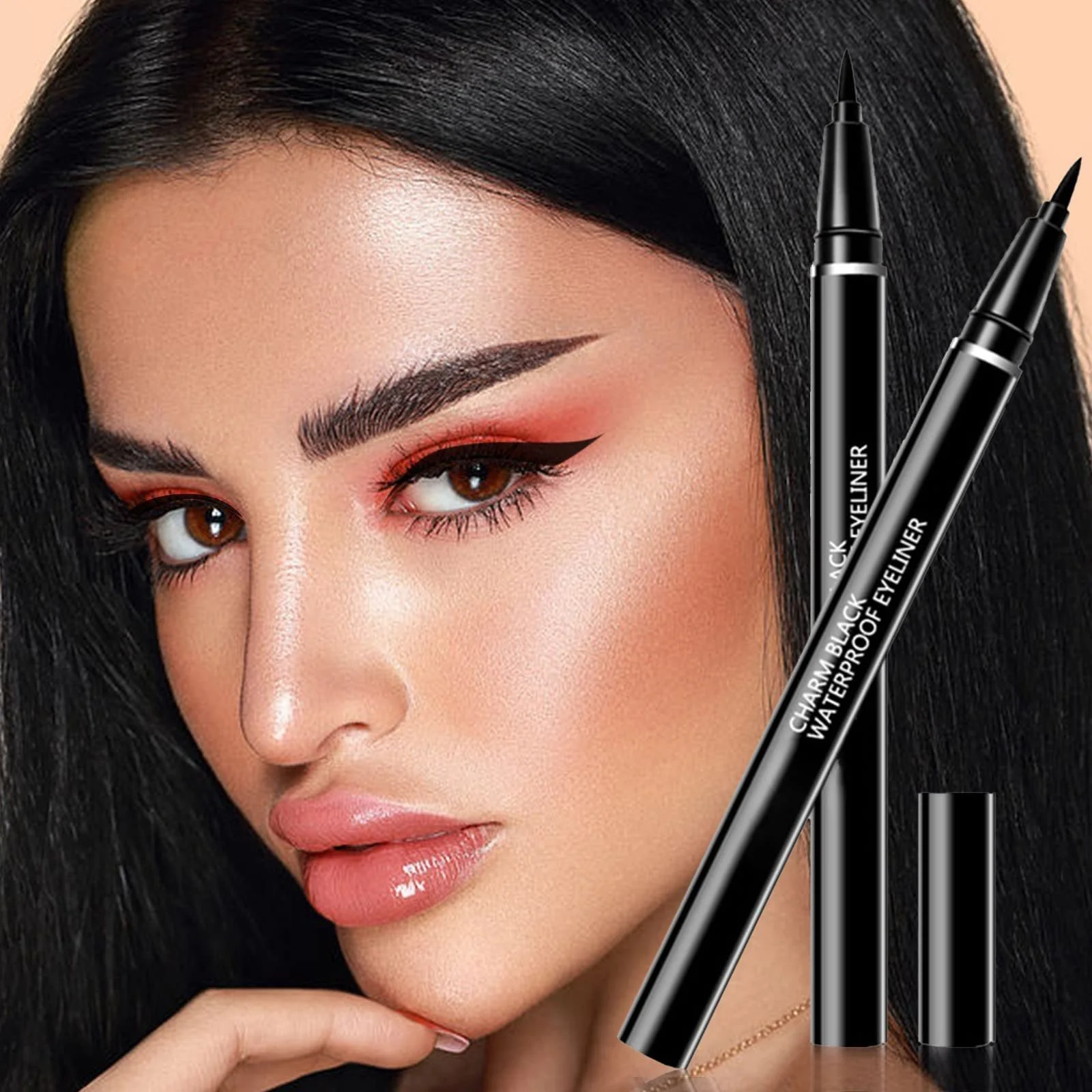 Рідка Підводка для очей Швидковисихаючий Стійкий Інструмент для макіяжу 2 мл Чорний, фото №7