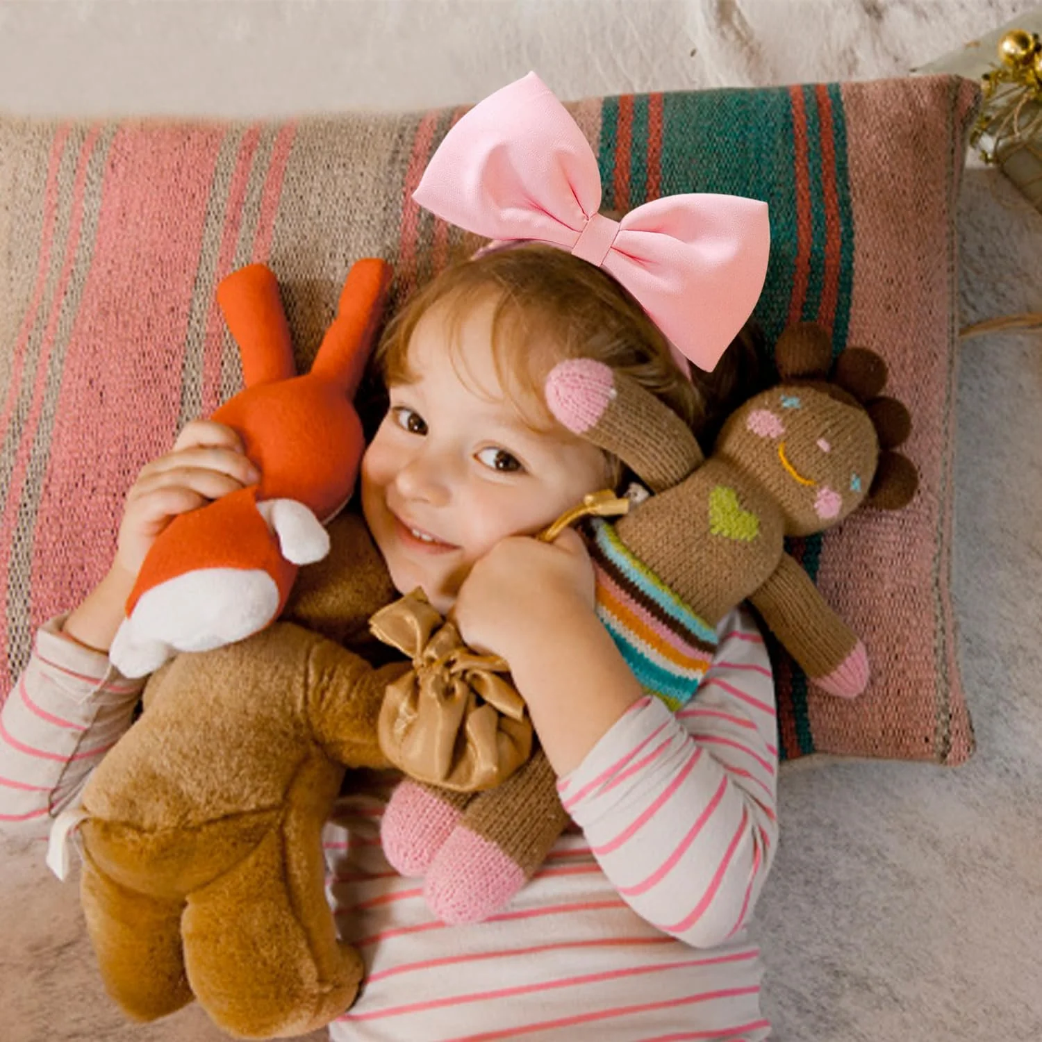 Обруч для волос с большим бантом, фото №5