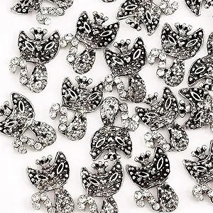 Стразы для ногтей Цветы Животные 3 шт synthetic.ua - Фото 1